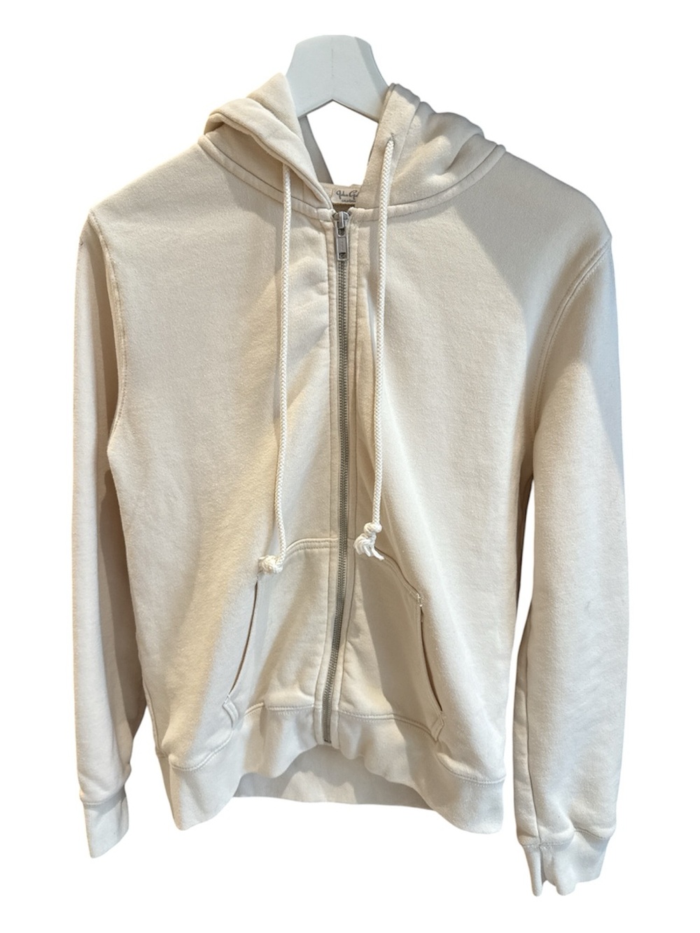 John Galt / PacSun Off White Christy Full Zip Oversized fit Hoodie one size - Picture 4 of 8